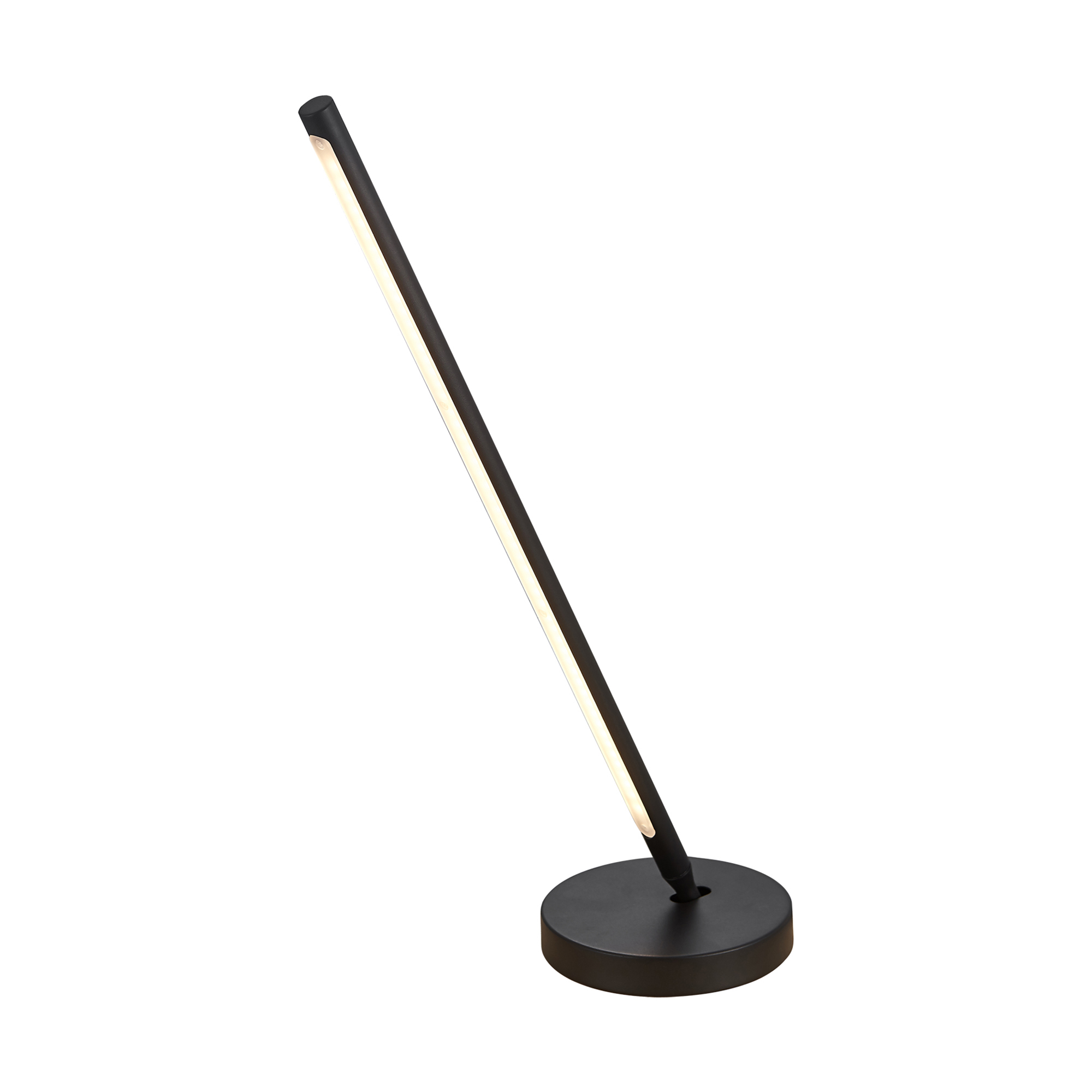 M6738  Torch 60cm Table Lamp 11W LED Sand Black